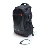 Mochila Portanotebook Impermeable 18 1926 Negra Con Usb